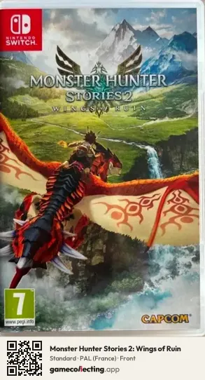 Monster Hunter Stories 2: Wings of Ruin Nintendo Switch, France box front