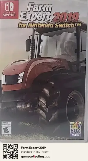Farm Expert 2019 Nintendo Switch, NTSC box front