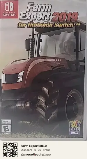 Farm Expert 2019 Nintendo Switch, NTSC box front