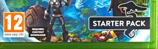 Project Spark, the PEGI square on its front