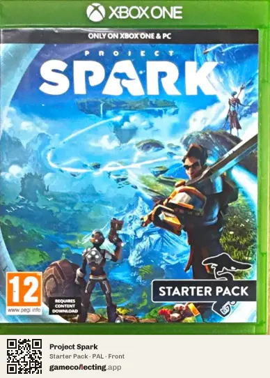 Project Spark Xbox One, PAL box front