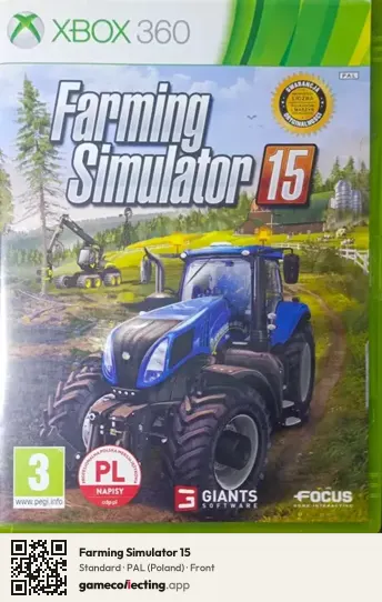Farming Simulator 15 Xbox 360, Poland box front