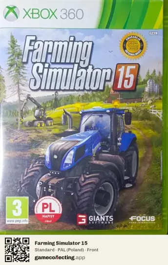 Farming Simulator 15 Xbox 360, Poland box front