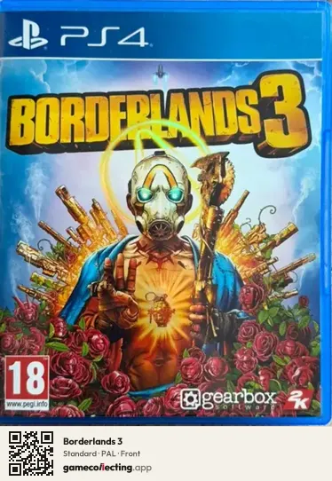 Borderlands 3 PlayStation 4, PAL box front