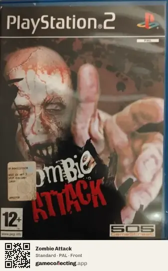 Zombie Attack PlayStation 2, PAL box front