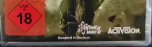 Call of Duty 4: Modern Warfare, the USK square on its front