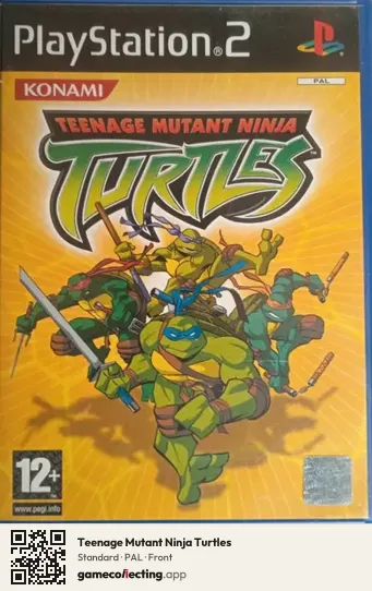 Teenage Mutant Ninja Turtles PlayStation 2, PAL box front