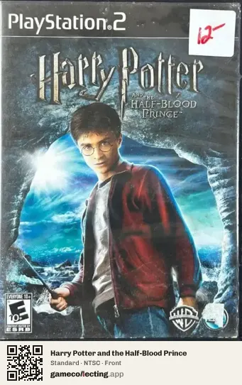 Harry Potter and the Half-Blood Prince PlayStation 2, NTSC box front
