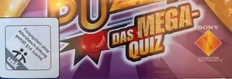 Buzz! The Mega Quiz, the USK square on its front