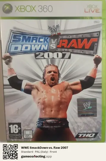 WWE SmackDown vs. Raw 2007 Xbox 360, Italy box front