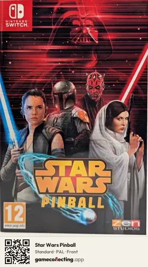 Star Wars Pinball Nintendo Switch, PAL box front