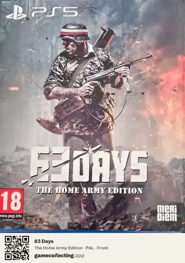 63 Days PlayStation 5, PAL box front