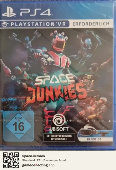 Space Junkies PlayStation 4, Germany box front