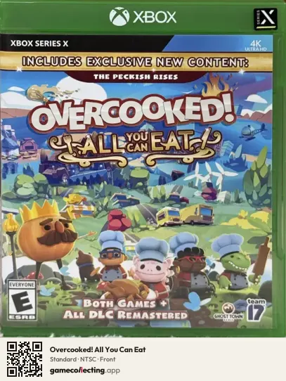 Overcooked! All You Can Eat Xbox Series X, NTSC box front