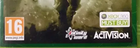 Call of Duty 4: Modern Warfare, the PEGI square on its front