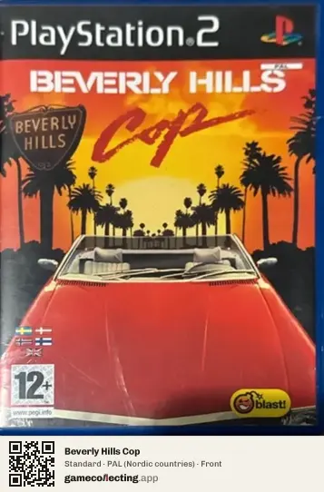 Beverly Hills Cop PlayStation 2, Nordic countries box front