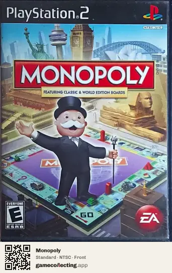 Monopoly PlayStation 2, NTSC box front