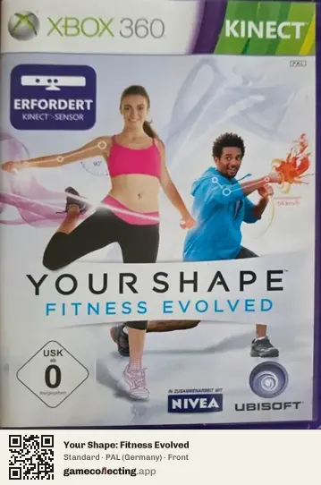 Your Shape: Fitness Evolved Xbox 360, Germany box front