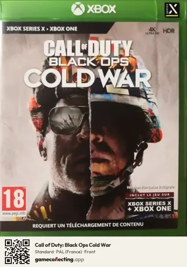 Call of Duty: Black Ops Cold War Xbox Series X, France box front