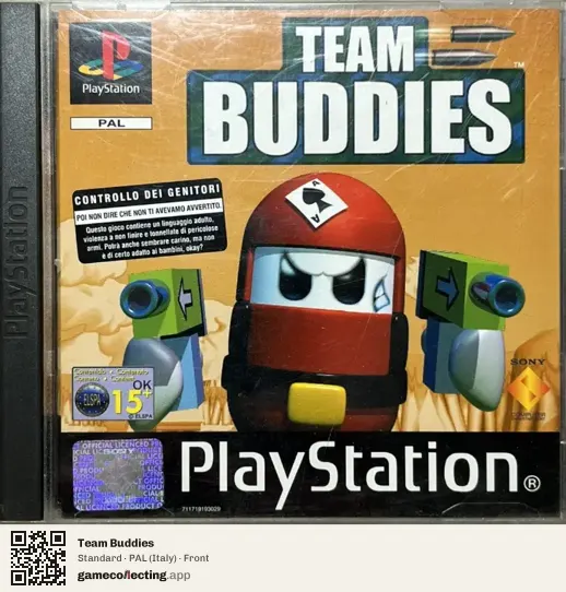Team Buddies PlayStation, Italy box front