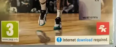 NBA 2K25, the USK square on its front