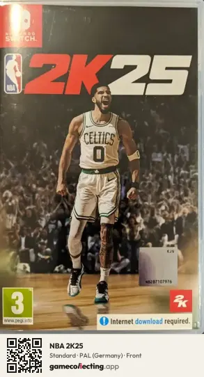 NBA 2K25 Nintendo Switch, Germany box front