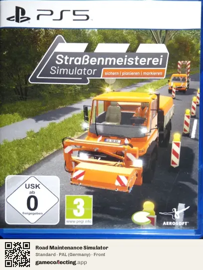 Road Maintenance Simulator PlayStation 5, Germany box front