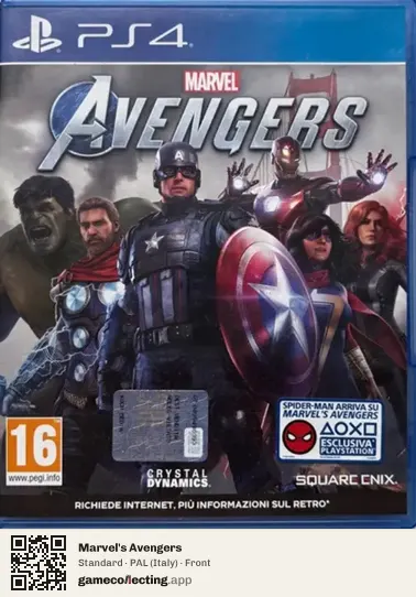 Marvel's Avengers PlayStation 4, Italy box front
