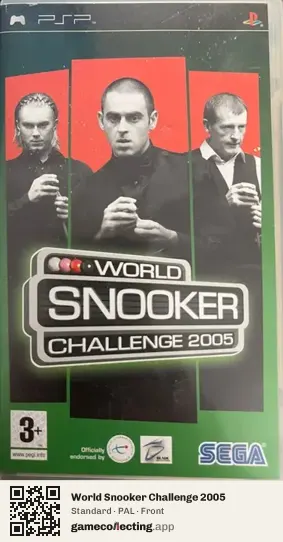 World Snooker Challenge 2005 PlayStation Portable, PAL box front