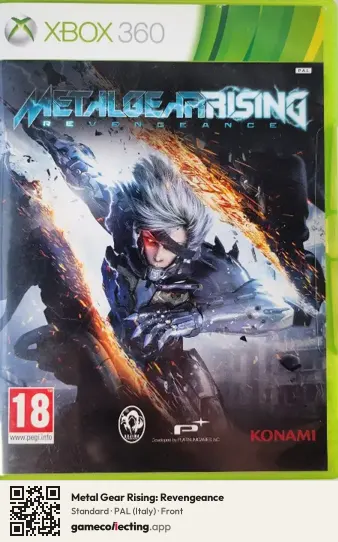 Metal Gear Rising: Revengeance Xbox 360, Italy box front