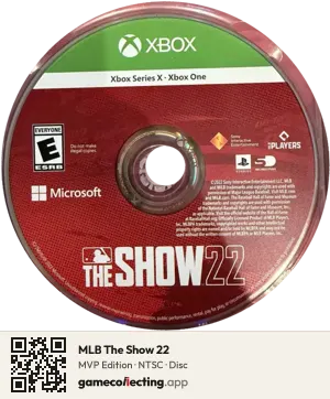 MLB The Show 22 Xbox Series X, NTSC disc