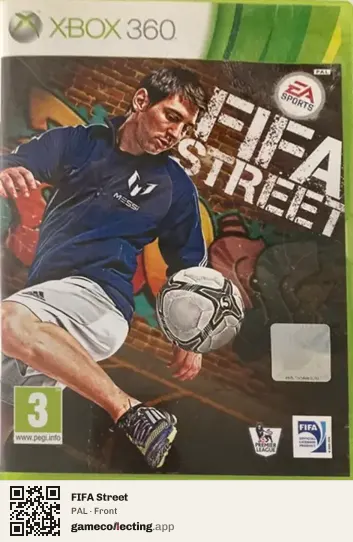 FIFA Street Xbox 360, PAL box front