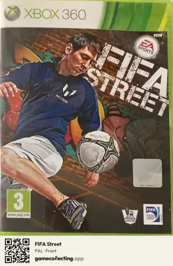 FIFA Street Xbox 360, PAL box front