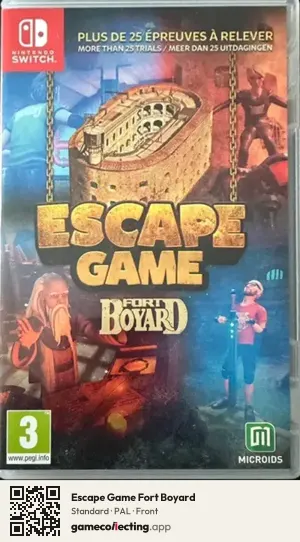 Escape Game Fort Boyard Nintendo Switch, PAL box front
