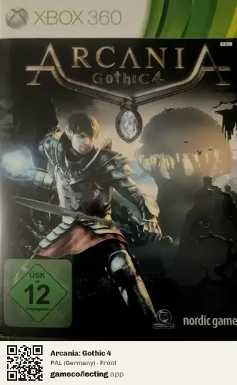Arcania: Gothic 4 Xbox 360, Germany box front