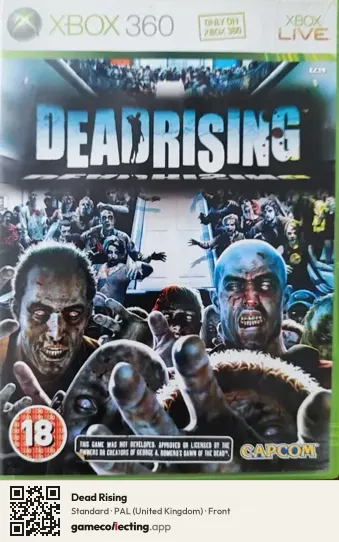 Dead Rising Xbox 360, United Kingdom box front