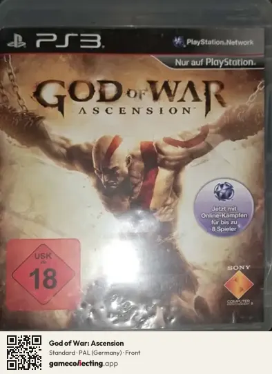 God of War: Ascension PlayStation 3, Germany box front