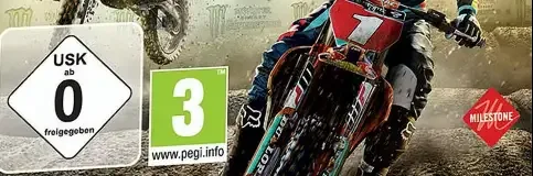 Monster Energy Supercross, the USK square on its front