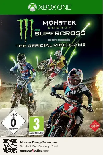 Monster Energy Supercross Xbox One, Germany box front