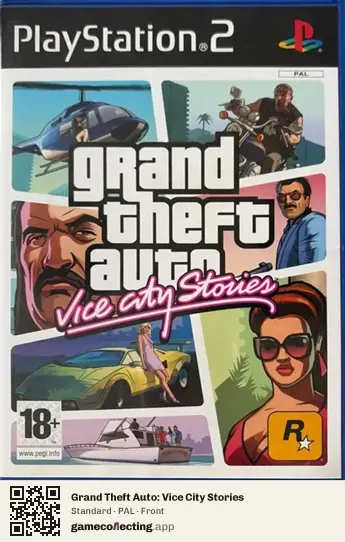 Grand Theft Auto: Vice City Stories PlayStation 2, PAL box front