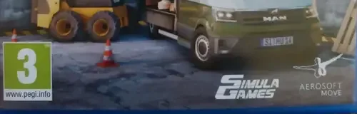 Truck & Logistics Simulator, the USK square on its front