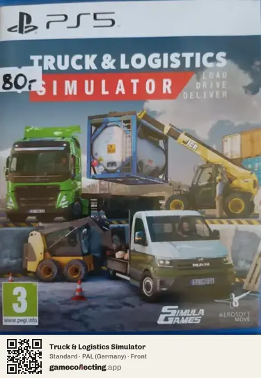 Truck & Logistics Simulator PlayStation 5, Germany box front