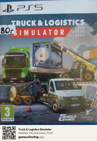 Truck & Logistics Simulator PlayStation 5, Germany box front
