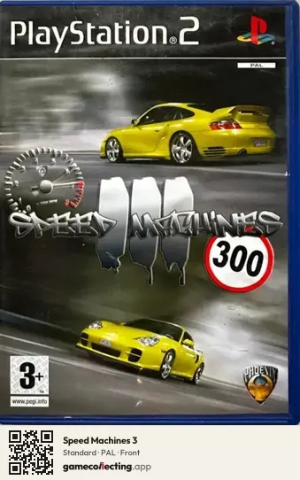 Speed Machines 3 PlayStation 2, PAL box front