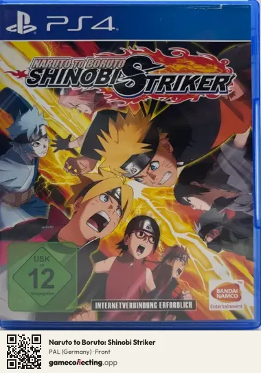 Naruto to Boruto: Shinobi Striker PlayStation 4, Germany box front