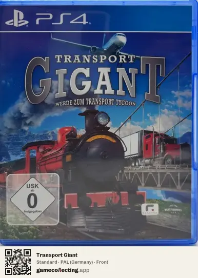 Transport Giant PlayStation 4, Germany box front