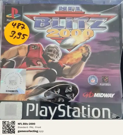 NFL Blitz 2000 PlayStation, PAL box front