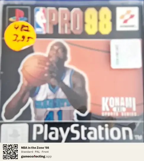 NBA in the Zone '98 PlayStation, PAL box front