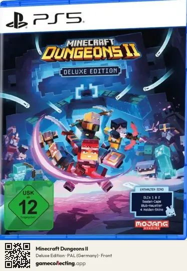 Minecraft Dungeons II PlayStation 5, Germany box front