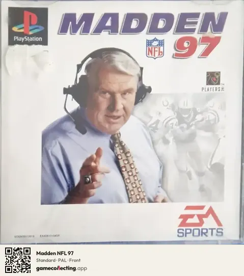 Madden NFL 97 PlayStation, PAL box front